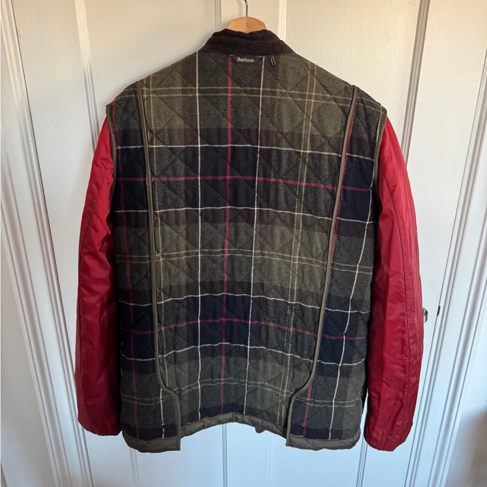 Barbour Men’s Fortnum Quilted Jacket in Olive - Size Large - Picture 6 of 6